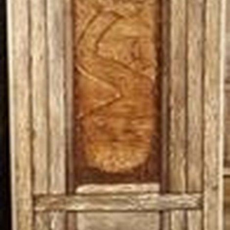 Дверь 3D панно с искусственным старением (сосна) 1900*700