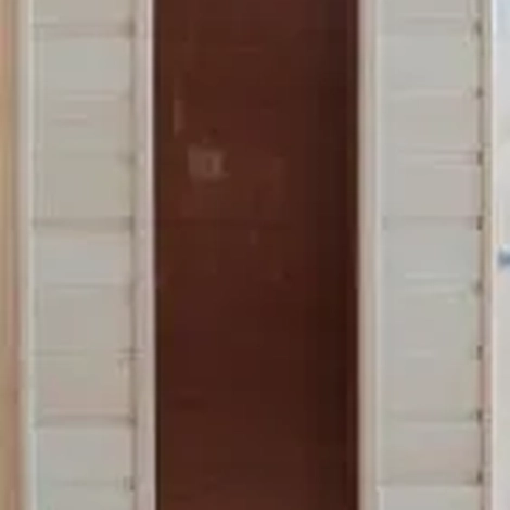 Дверь глухая остекленная (коробка липа) 1900*700 с притвором