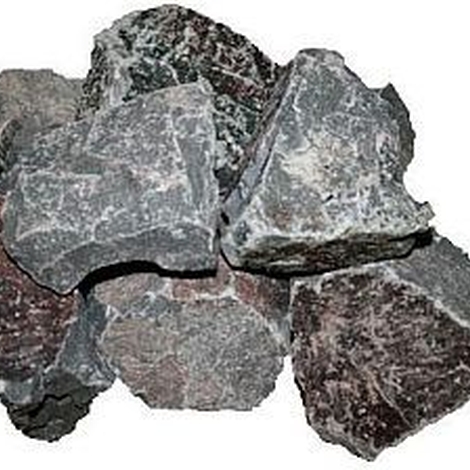 Камень для бани Порфирит колотый 20 кг (40)
