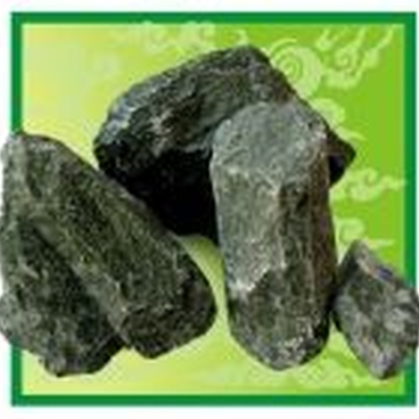 Камень для бани Жадеит колотый для электрокаменок 10 кг (40)
