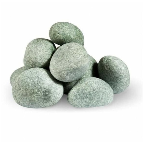 Камень для бани Жадеит шлифованный средний 10 кг (40) коробка АК