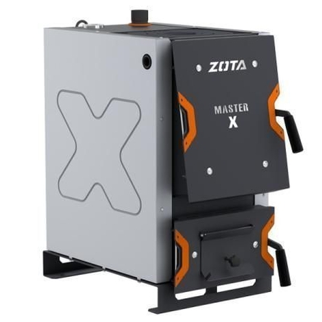Котел твердотопливный Zota Master-X 25 кВт с плитой